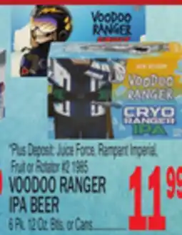 C Town VOODOO RANGER IPA BEER offer