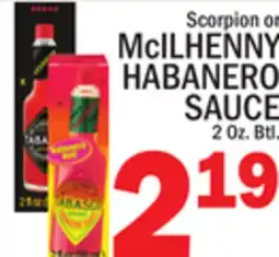 C Town McILHENNY HABANERO SAUCE offer