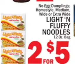 C Town LIGHT'N FLUFFY NOODLES offer