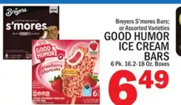 C Town GOOD HUMOR ICE CREAM BARS 6 Pk. 16.2-18 Oz. Boxes offer