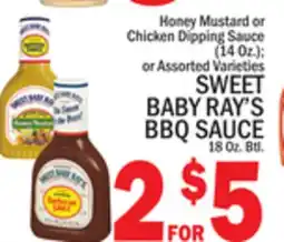 C Town SWEET BABY RAY'S BBQ SAUCE 18 Oz. Btl offer