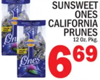 C Town SUNSWEET ONES CALIFORNIA PRUNES offer