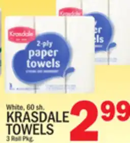 C Town KRASDALE TOWELS offer