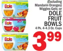 C Town DOLE FRUIT BOWLS offer