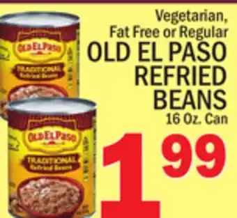 C Town OLD EL PASO REFRIED BEANS offer