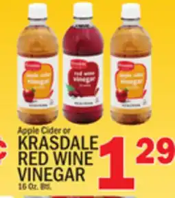 C Town KRASDALE RED WINE VINEGAR offer