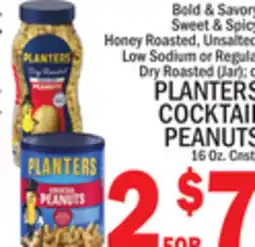 C Town PLANTERS COCKTAIL PEANUTS offer