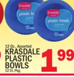 C Town KRASDALE PLASTIC BOWLS offer