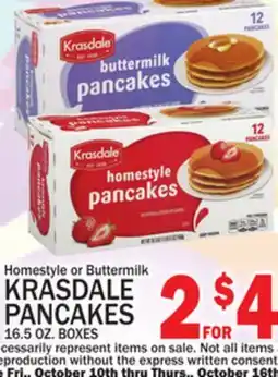 C Town KRASDALE PANCAKES offer