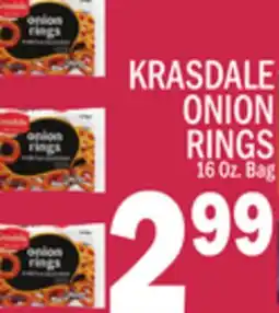 C Town KRASDALE ONION RINGS offer