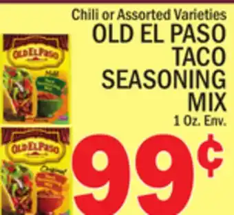 C Town OLD EL PASO TACO SEASONING MIX offer
