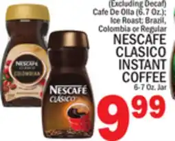 C Town NESCAFE CLASICO INSTANT COFFEE 6-7 Oz. Jar offer
