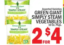 C Town GREEN GIANT SIMPLY STEAM VEGETABLES offer