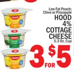 C Town HOOD 4% COTTAGE CHEESE offer