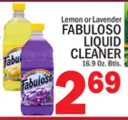 C Town FABULOSO LIQUID CLEANER offer