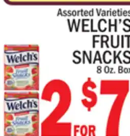 C Town WELCH'S FRUIT SNACKS offer