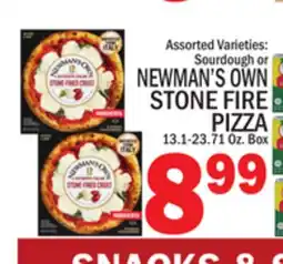 C Town NEWMAN'S OWN STONE FIRE PIZZA offer