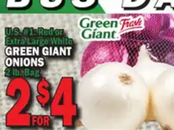 C Town GREEN GIANT ONIONS offer