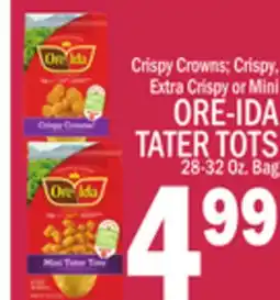C Town ORE-IDA TATER TOTS offer