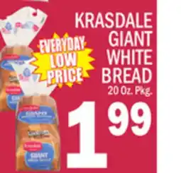 C Town KRASDALE GIANT WHITE BREAD offer