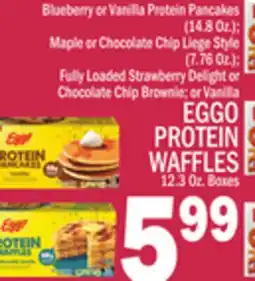 C Town EGGO PROTEIN WAFFLES 12.3 Oz. Boxes offer