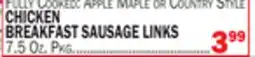C Town CHICKEN BREAKFAST SAUSAGE LINKS offer