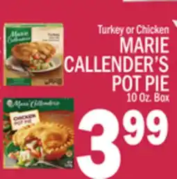 C Town MARIE CALLENDER'S POT PIE offer
