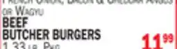 C Town BEEF BUTCHER BURGERS offer