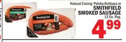 C Town SMITHFIELD SMOKED SAUSAGE offer
