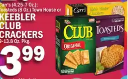 C Town KEEBLER CLUB CRACKERS 9-13.8 Oz. Pkg offer