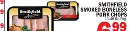 C Town SMITHFIELD SMOKED BONELESS PORK CHOPS offer