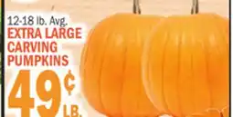 C Town EXTRA LARGE CARVING PUMPKINS offer
