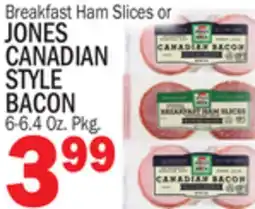 C Town JONES CANADIAN STYLE BACON offer