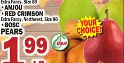 C Town ANJOU, RED CRIMSON, BOSC PEARS offer