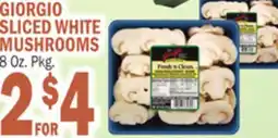 C Town GIORGIO SLICED WHITE MUSHROOMS offer