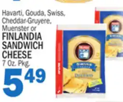 C Town FINLANDIA SANDWICH CHEESE offer