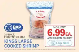Kings Food Markets KINGS LARGE COOKED SHRIMP offer