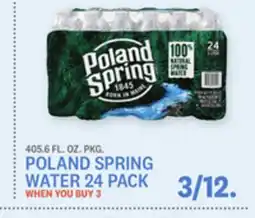Kings Food Markets POLAND SPRING WATER offer