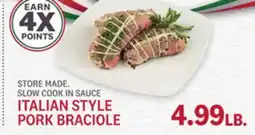Kings Food Markets ITALIAN STYLE PORK BRACIOLE offer