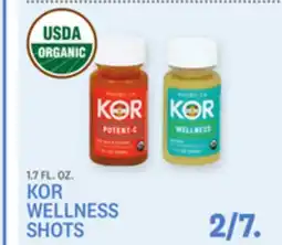 Kings Food Markets KOR WELLNESS SHOTS offer