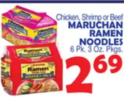 Bravo Supermarkets MARUCHAN RAMEN NOODLES offer