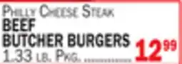 Bravo Supermarkets BEEF BUTCHER BURGERS offer