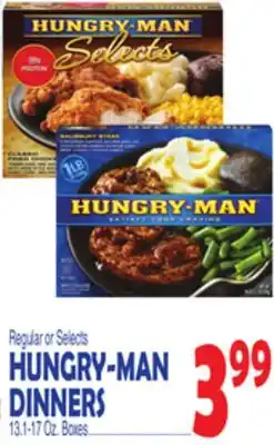 Bravo Supermarkets HUNGRY-MAN DINNERS offer