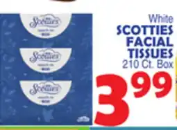 Bravo Supermarkets SCOTTIES FACIAL TISSUES offer