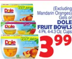 Bravo Supermarkets DOLE FRUIT BOWLS offer