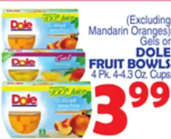 Bravo Supermarkets DOLE FRUIT BOWLS offer