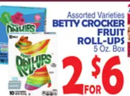 Bravo Supermarkets BETTY CROCKER FRUIT ROLL-UPS offer