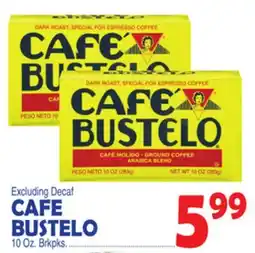Bravo Supermarkets CAFE BUSTELO offer
