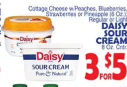 Bravo Supermarkets DAISY SOUR CREAM 8 Oz. Cntr offer