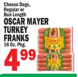 Bravo Supermarkets OSCAR MAYER TURKEY FRANKS offer